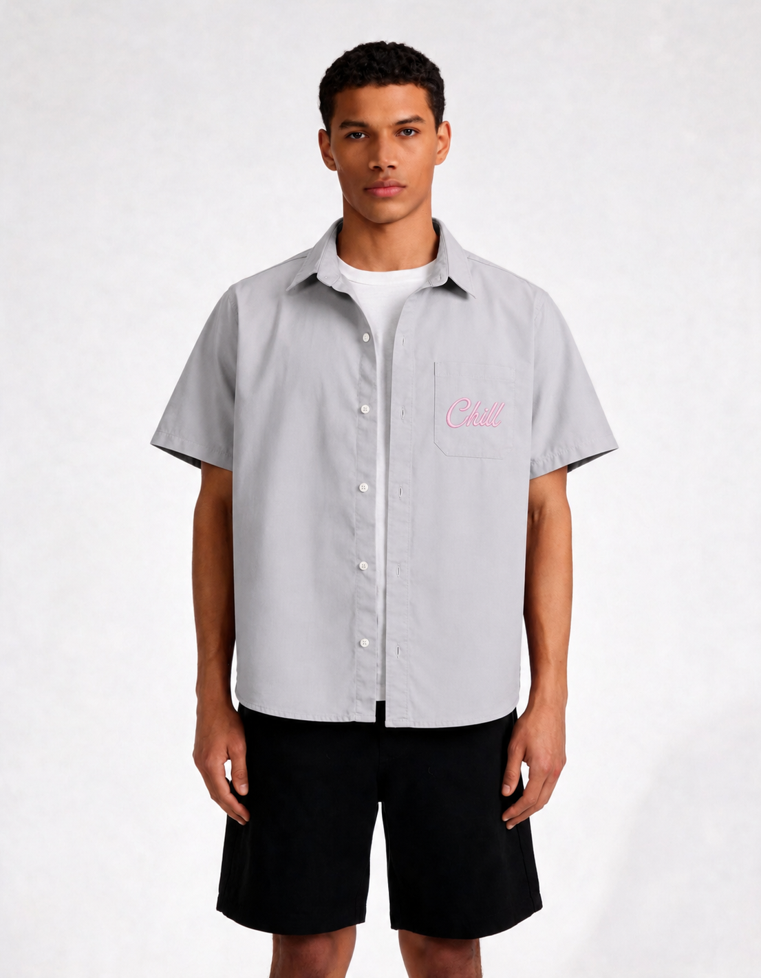Take It Easy Shirt – Grey alternate product view 4