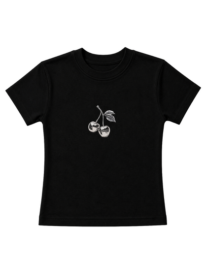 Chrome Cherry Baby Tee