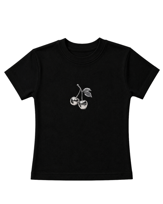 Chrome Cherry Baby Tee