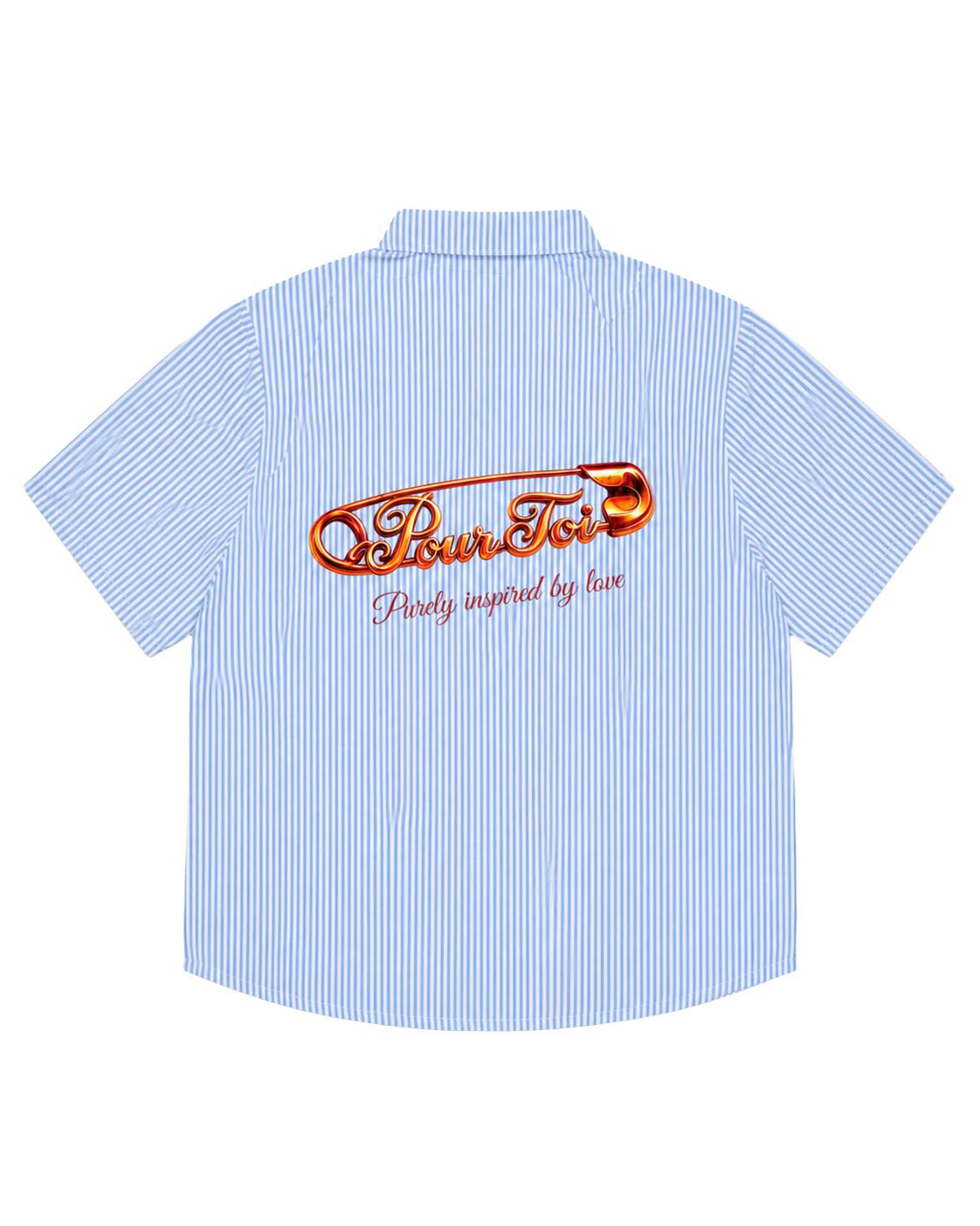 Pour Toi Shirt - Poplin Cotton back view