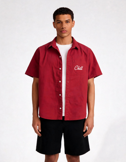 Take It Easy Shirt | Burgandy